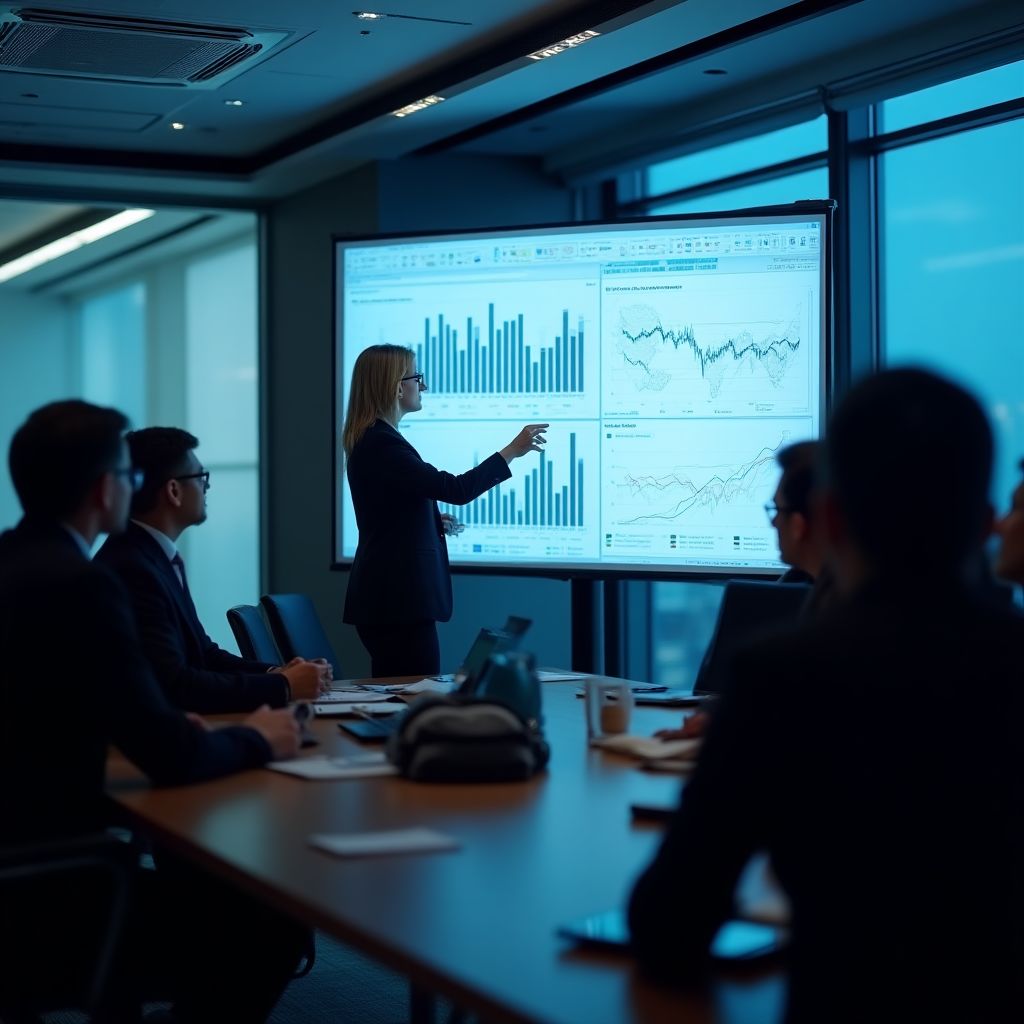 Financial analysis meeting